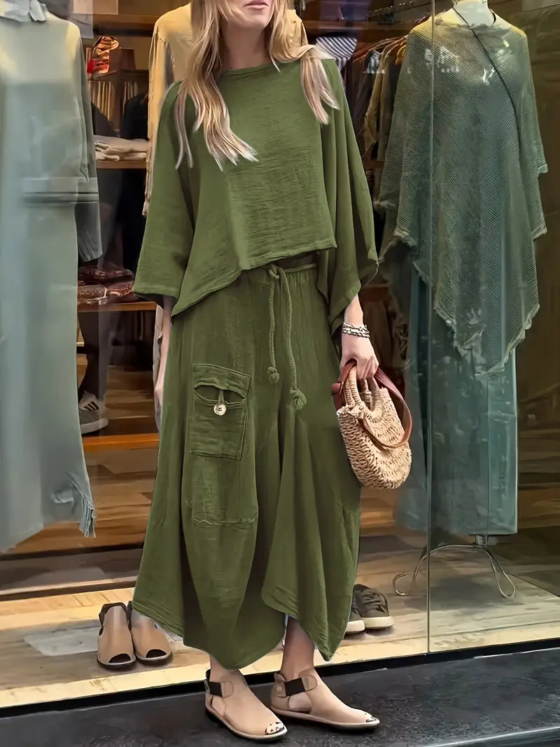 Phonsen - סט חולצה וחצאית פרימיום