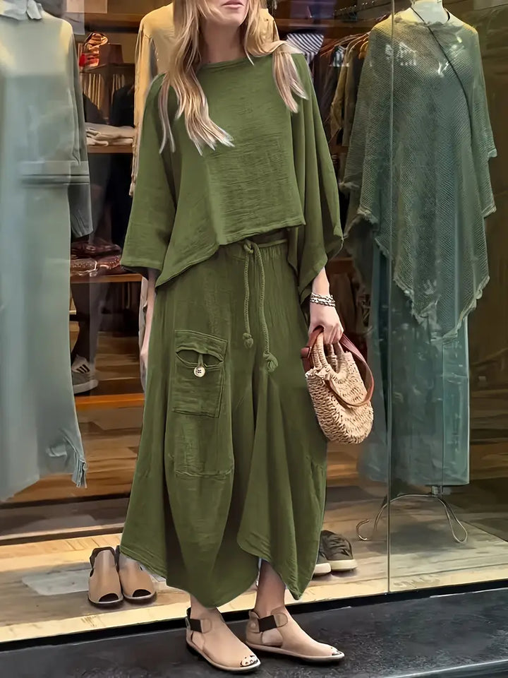 Phonsen - סט חולצה וחצאית פרימיום