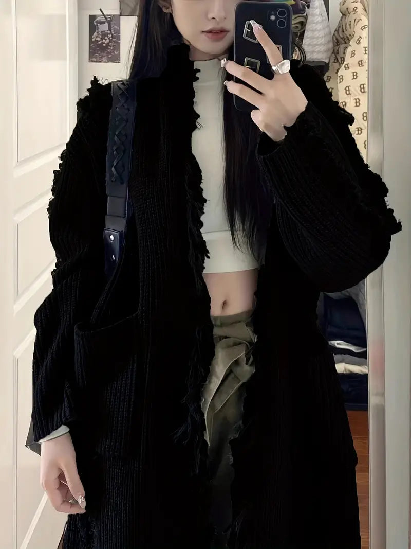 Ramziya - אלגנטיציצה ארוכהקרדיגןעםכיס