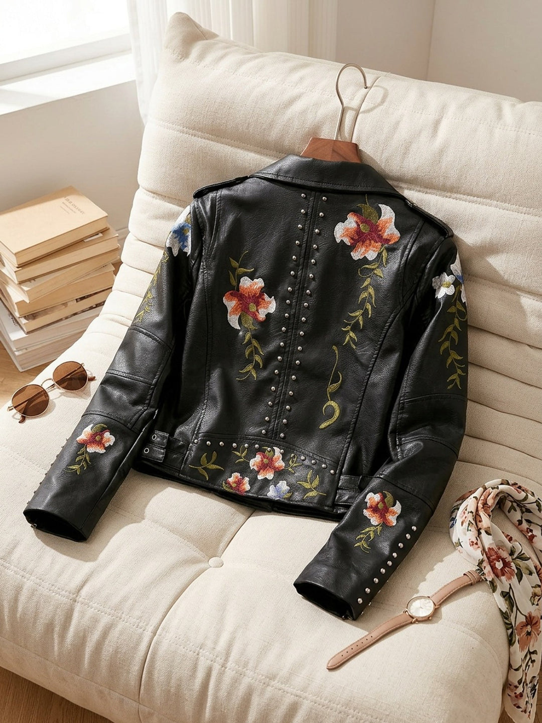 Litsitso - ז'קט קצר בהדפס פרחוני