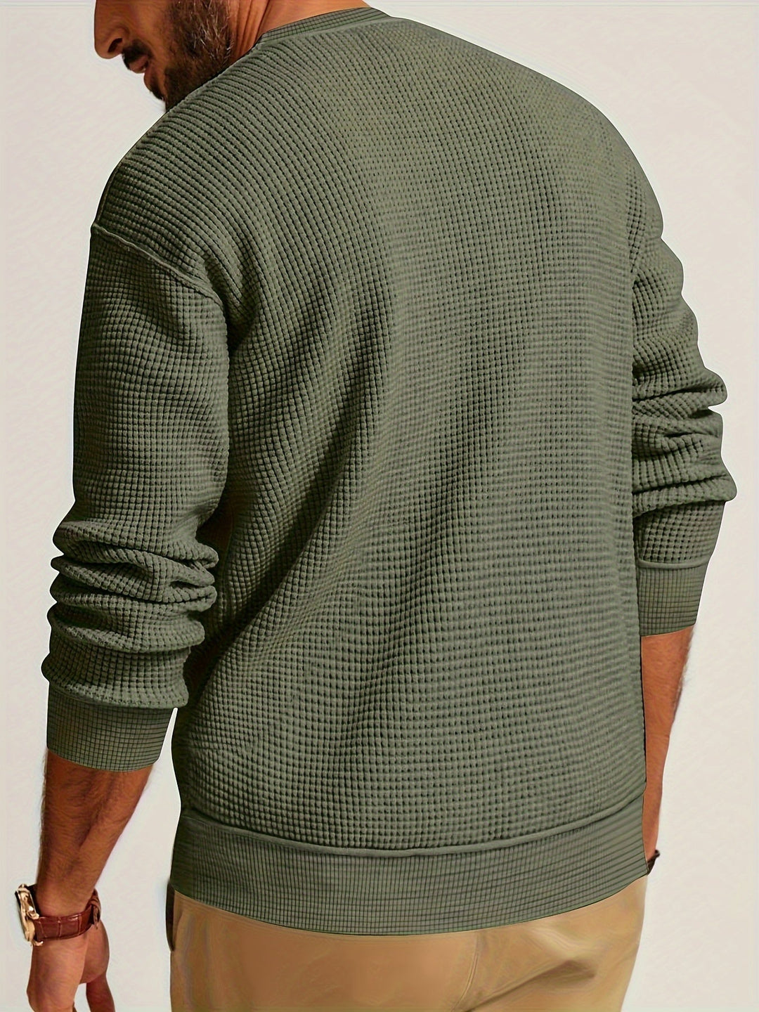 Renaud - חולצת וופל עם שרוולים ארוכים