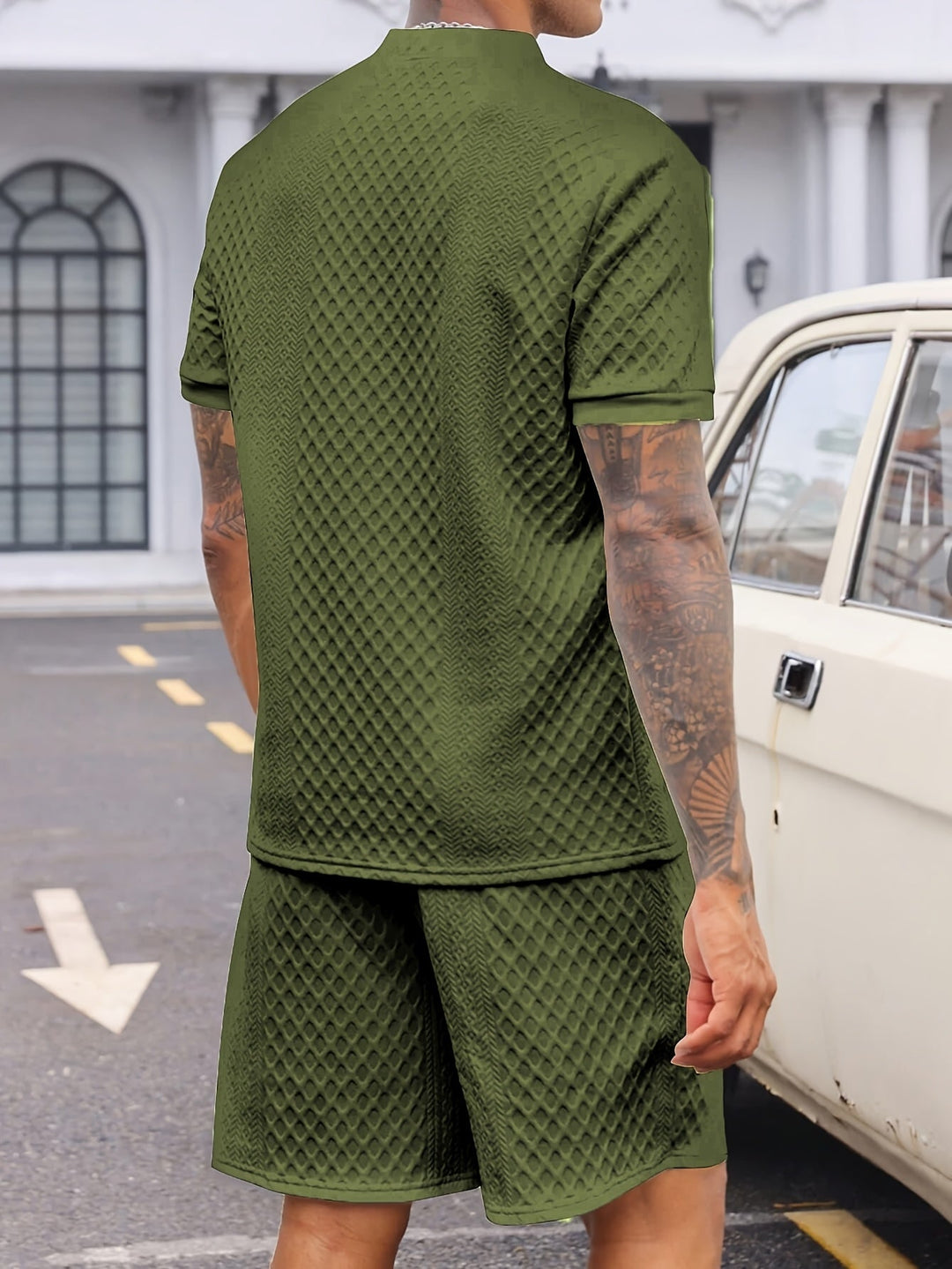 Reginald - סט דו-חלקים עם דוגמה מרקמת