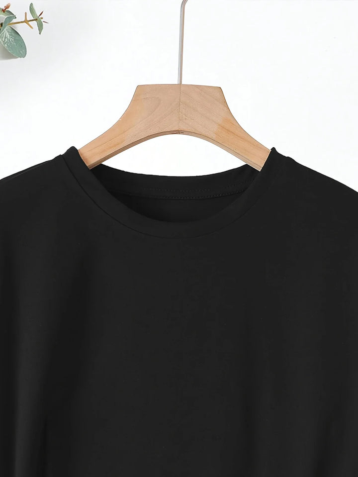 Larson - חולצת טי שרוול קצר בסגנון קז'ואל עם הדפס לב