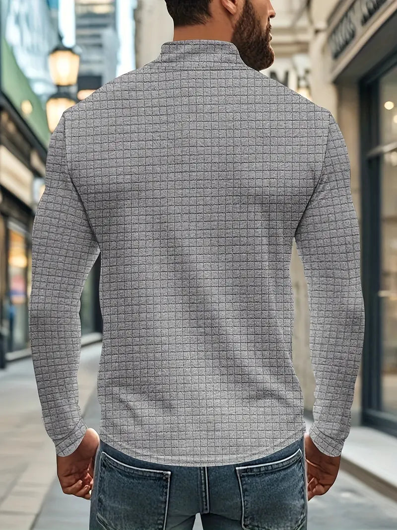 Jarryd - סווטשירט עם שרוולים ארוכים ורוכסן חצי