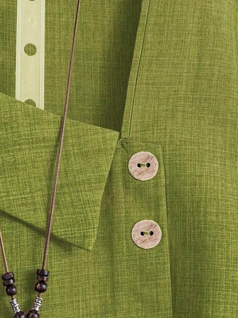 Milany - חולצת צווארון א-סימטרי קז'ואל