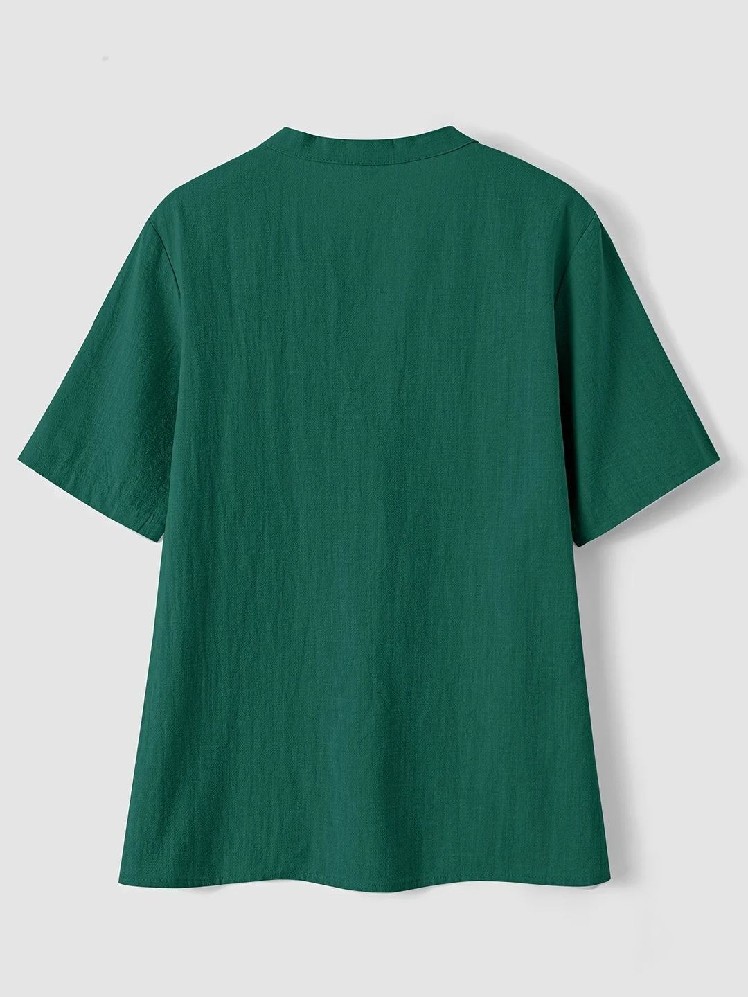 Nerida - חולצת צווארון V אופנתית עם שרוולים קצרים