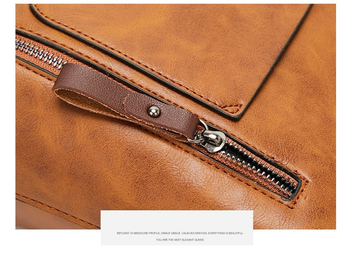 Britney - תיק כתף מעור מסוגנן