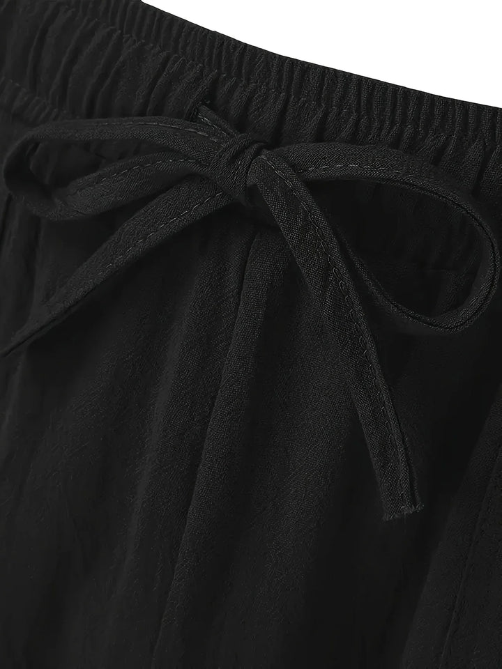 Oskam - מכנסי כותנה קצרים לקיץ בגזרה רפויה