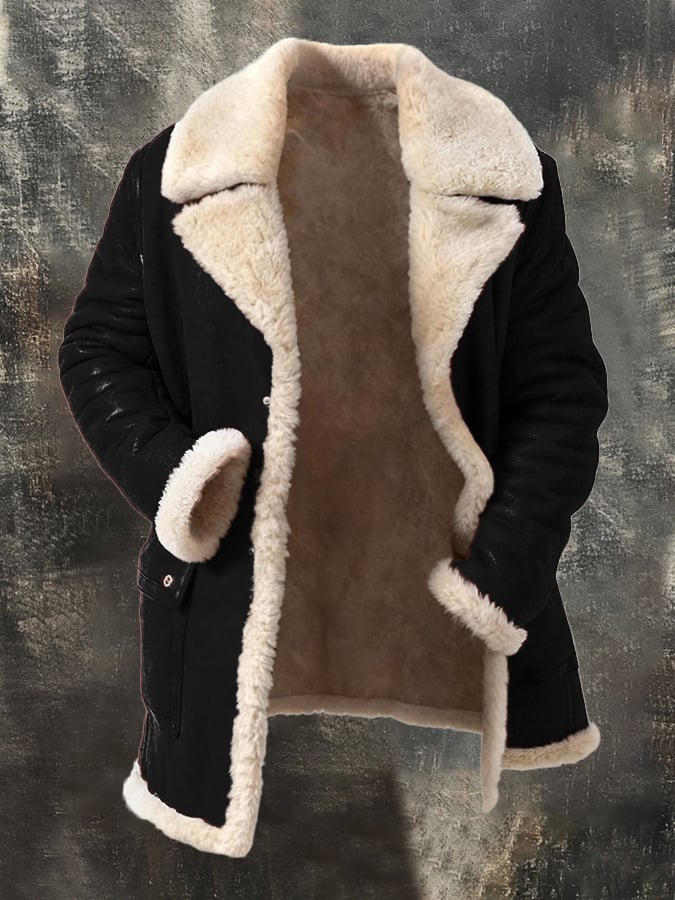 Wojciech - מעיל פליז עבה וחם