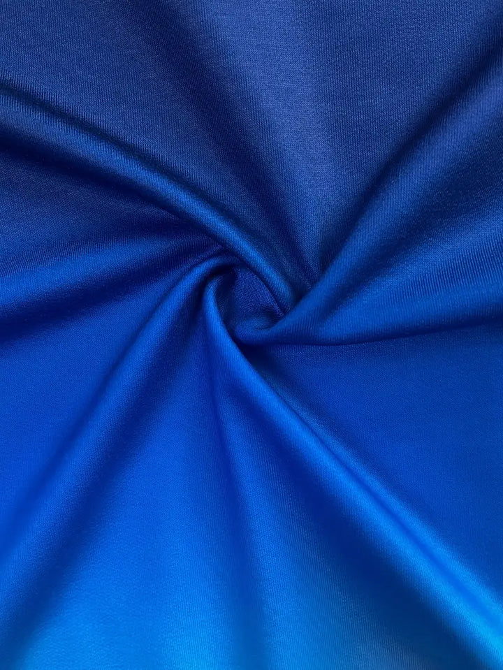 Areeqa - סווטשירט עם שרוולים ארוכים ורוכסן בצבעי גראדיאנט