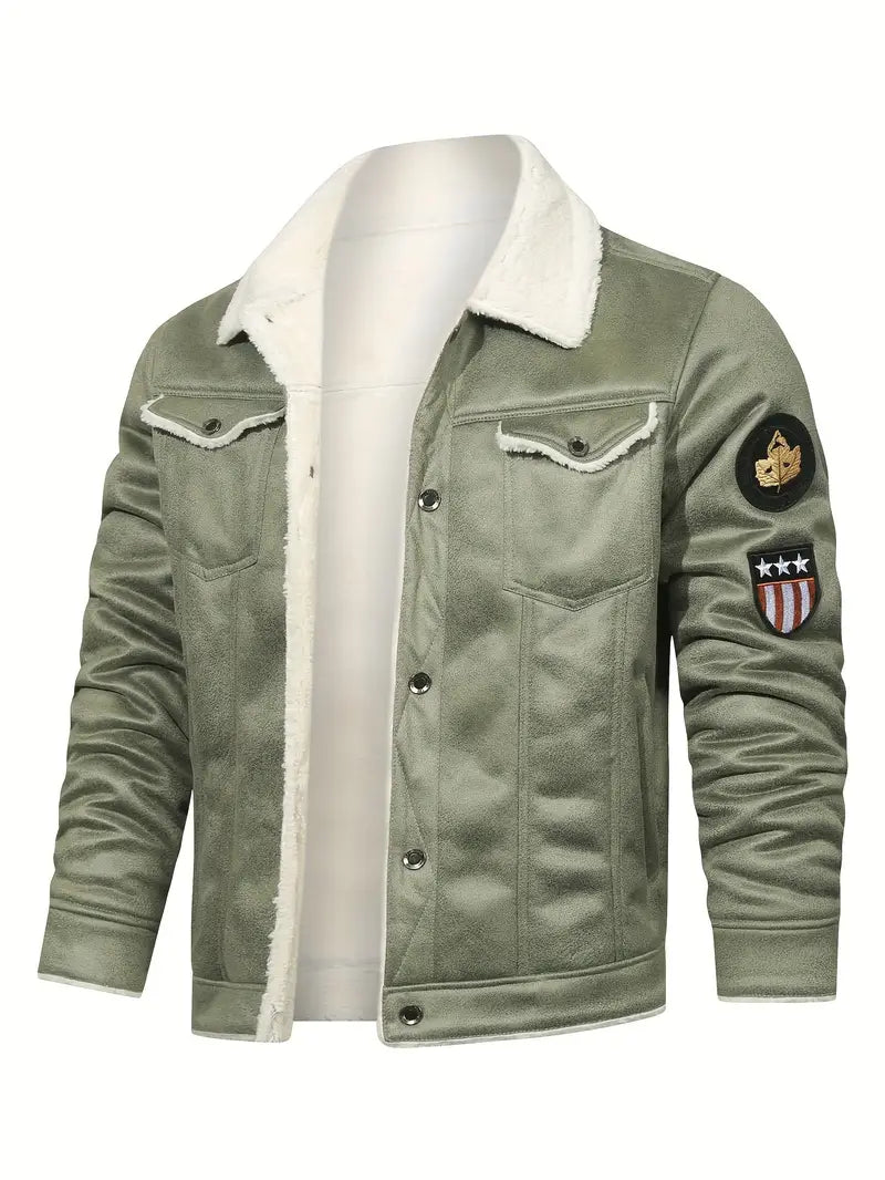 Frederik - ז'קט פוליאסטר קז'ואל עם בטנה מלאכותית