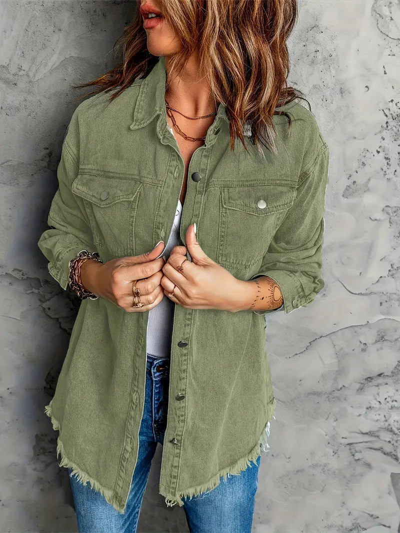 Malika - ז'קט ג'ינס ארוך