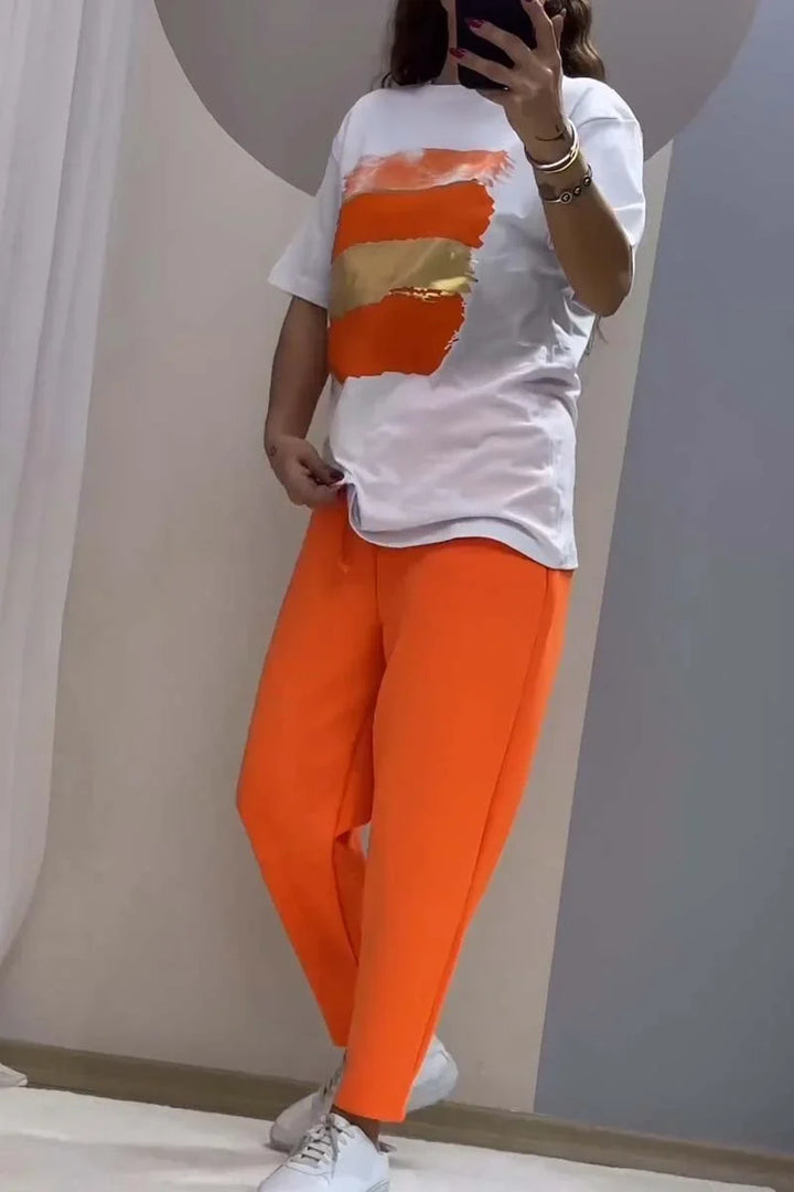 Madelina - סט שני חלקים: חולצה ומכנסיים