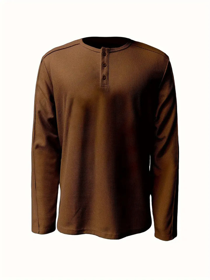 Pablo - חולצת סריג קז'ואל עם שרוולים ארוכים