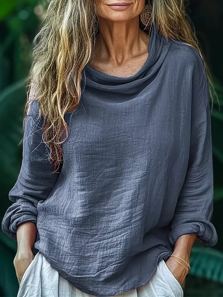 Hellen - חולצת שרוולים ארוכים אלגנטית