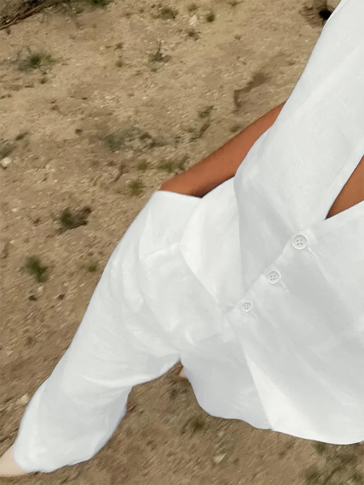 Jorja - סט אלגנטי ללא שרוולים בשני חלקים