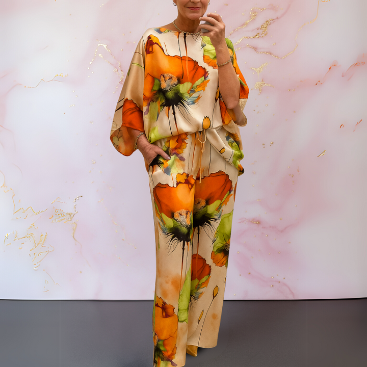 Pelaez - סט אלגנטי מודפס בשני חלקים