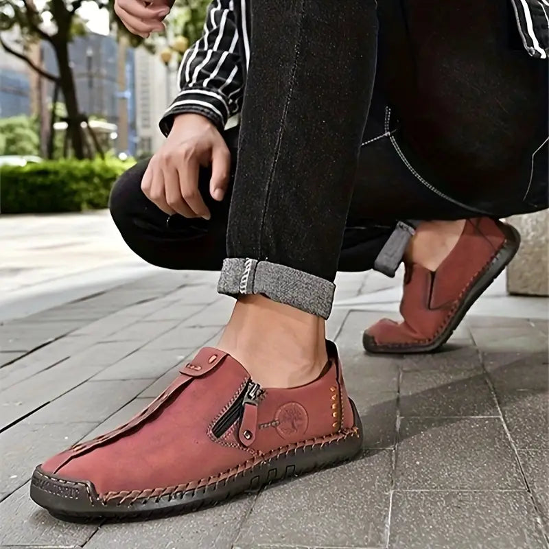 Joesph - נעלי עור עם רוכסן צדדי