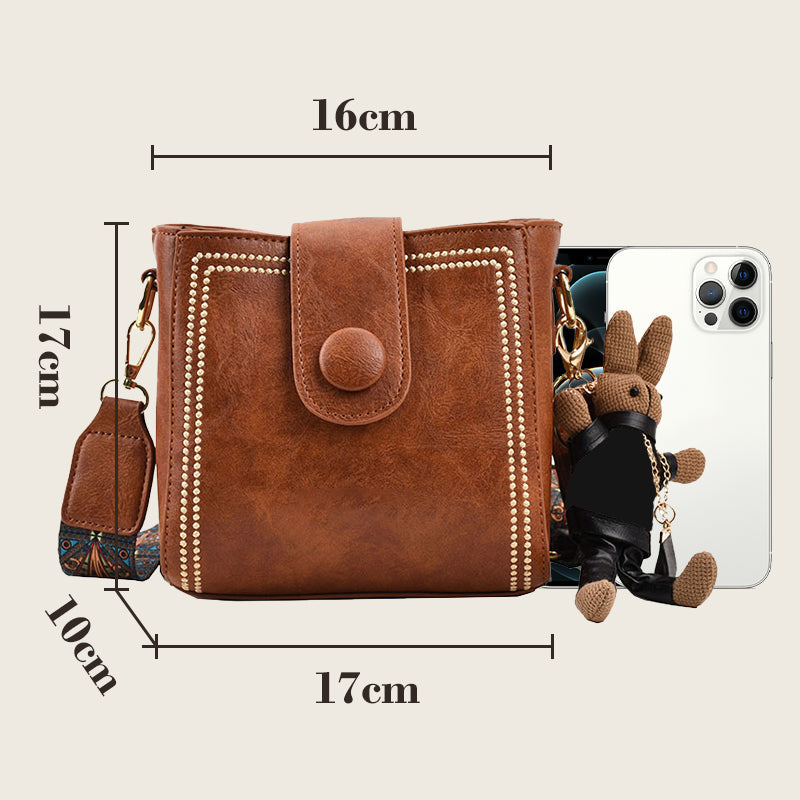 Andriani - תיק אופנה וינטג' עם רצועת כתף מתכווננת