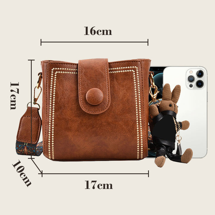 Andriani - תיק אופנה וינטג' עם רצועת כתף מתכווננת