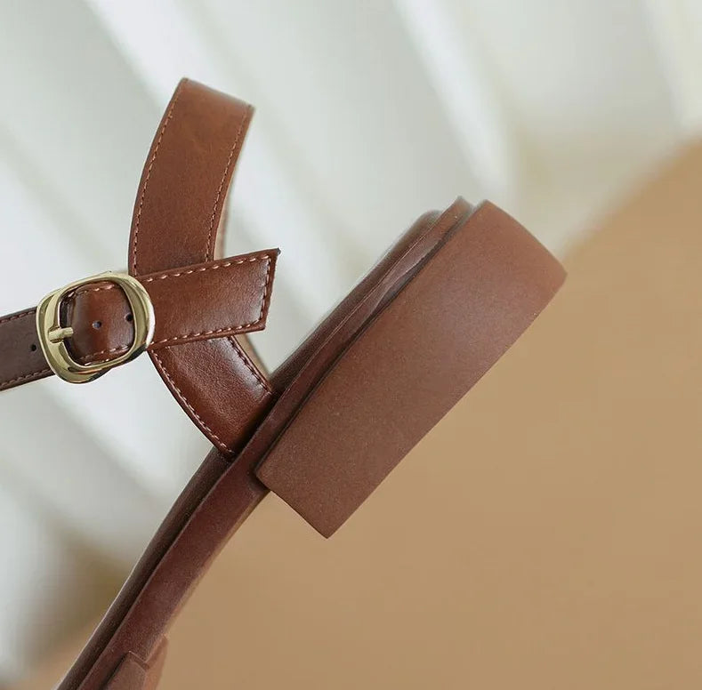 Ricci - סנדל עור קז'ואל