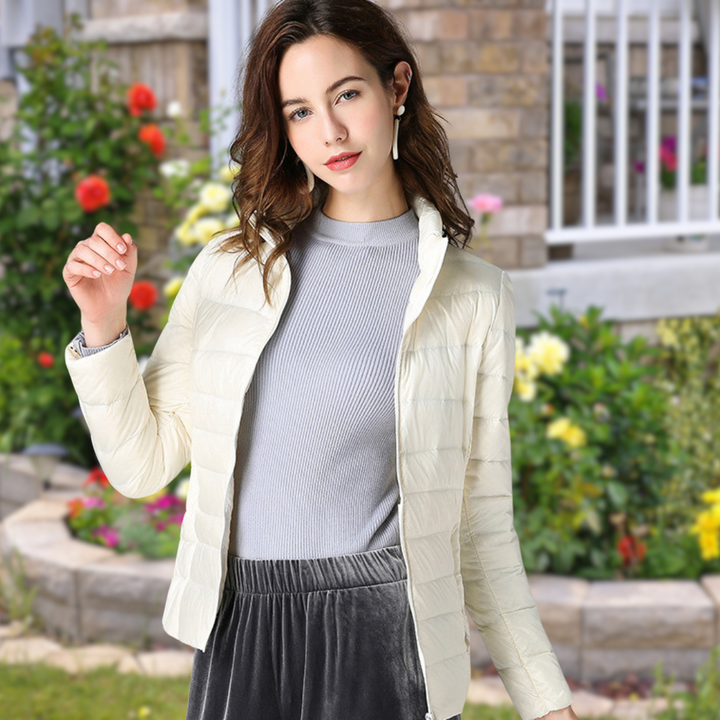 Isla - מעיל אטום למים בצבע לבן