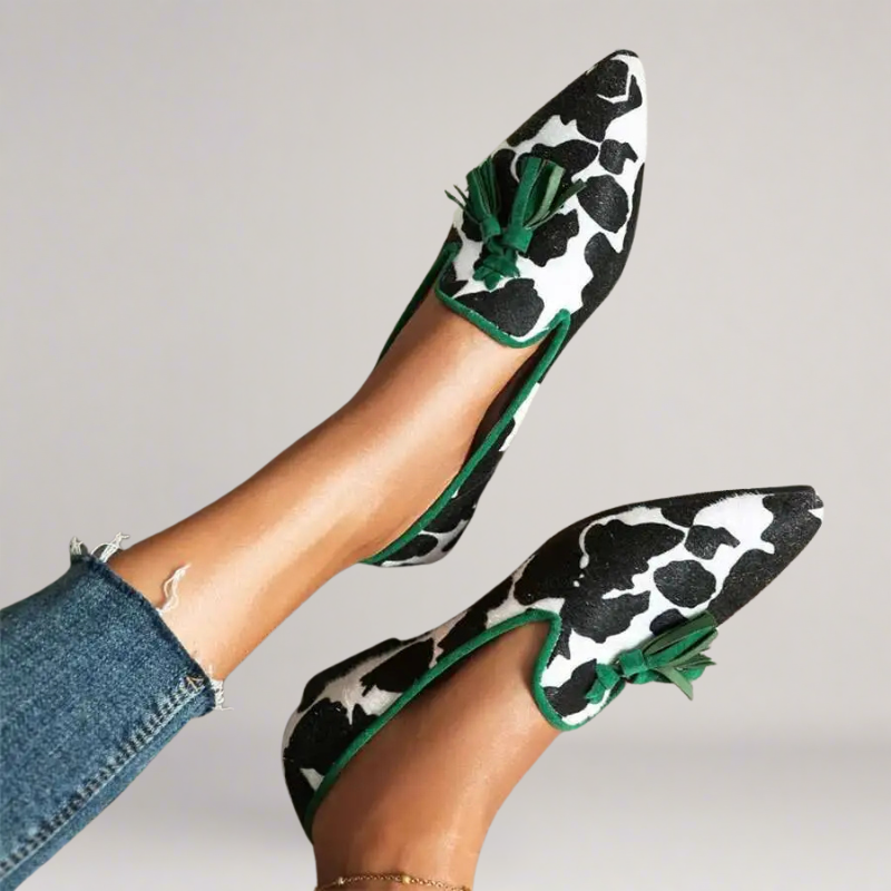 Julianne - מוקסינים מעור מלאכותי בעבודת יד