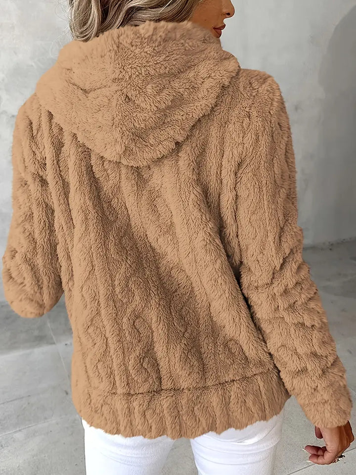 Ganka - סווטשירט עם רוכסן ושרוולים ארוכים