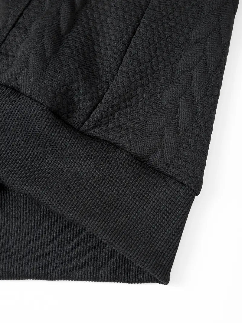 Connolly - סוודר קז'ואל סרוג עם כובע וכיס קדמי