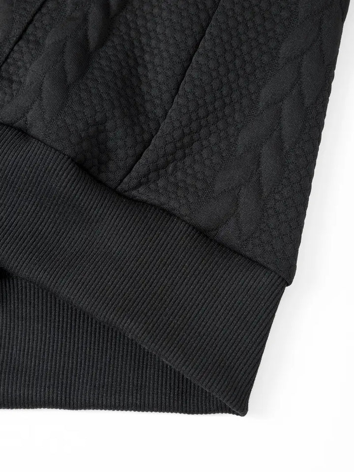 Connolly - סוודר קז'ואל סרוג עם כובע וכיס קדמי