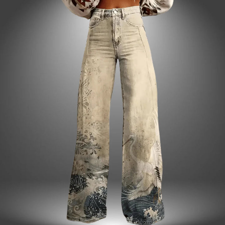 Estelle - מכנסיים אמנותיים פרימיום