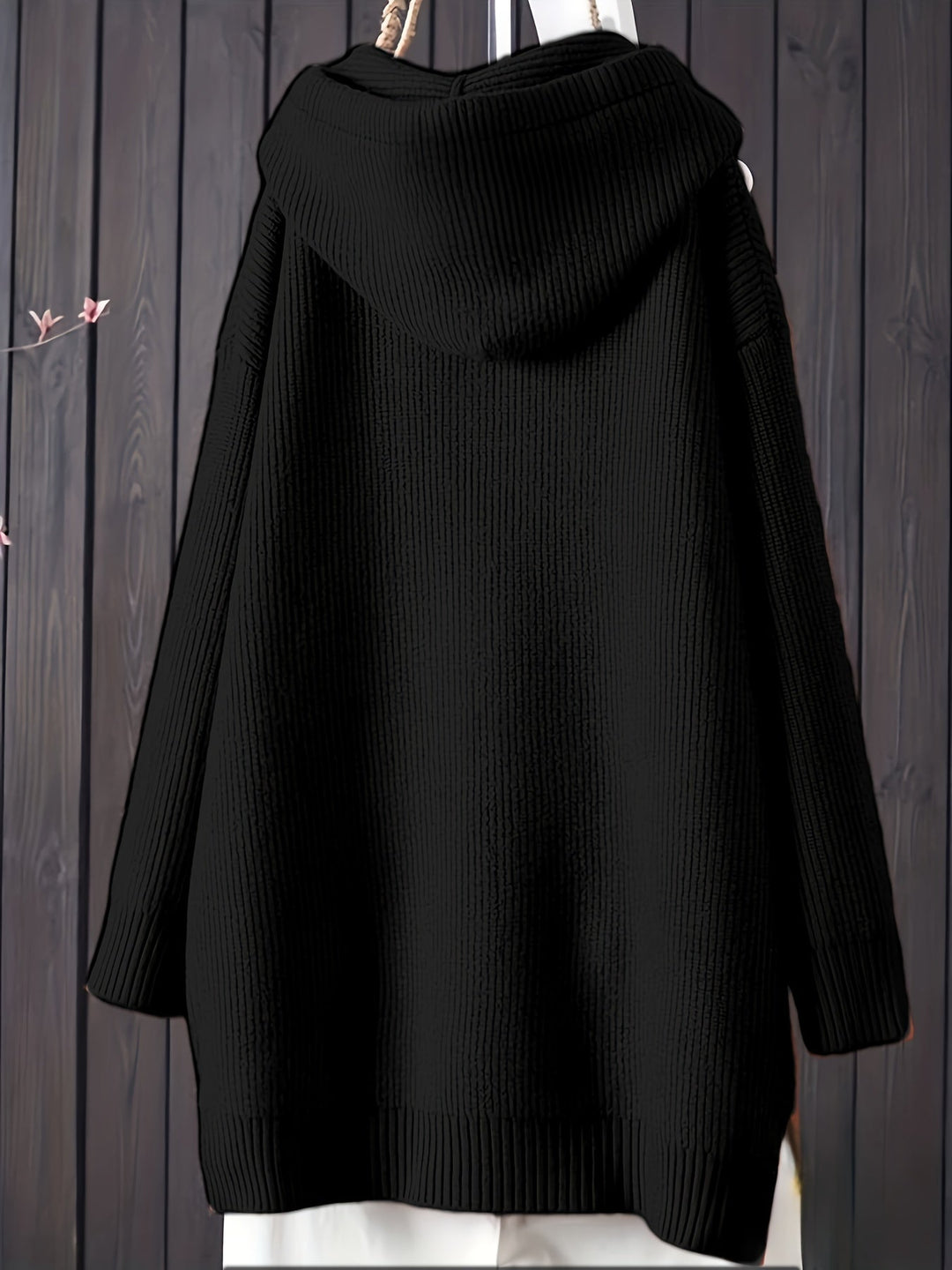 Genivee - סווטשירט ארוך שרוולים סרוג