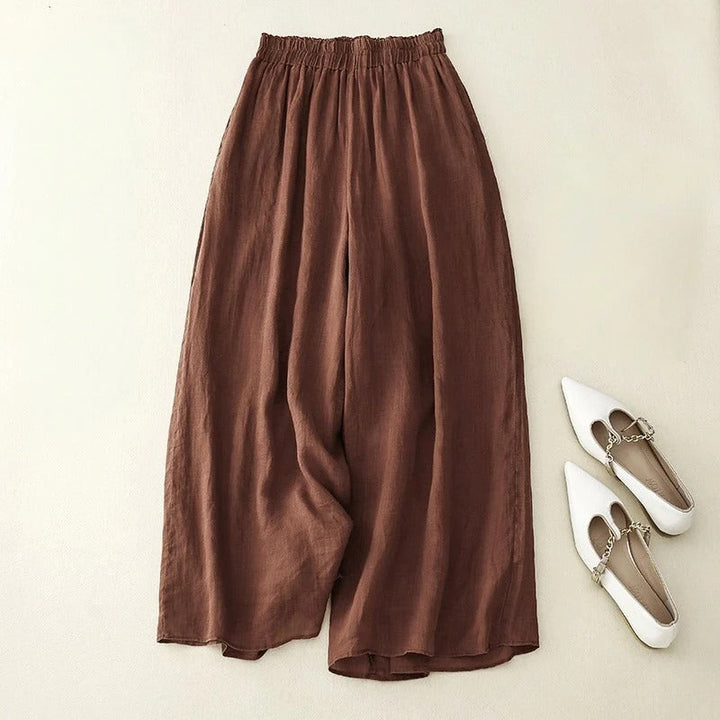 Rosalva - מכנסי פשתן אלגנטיים