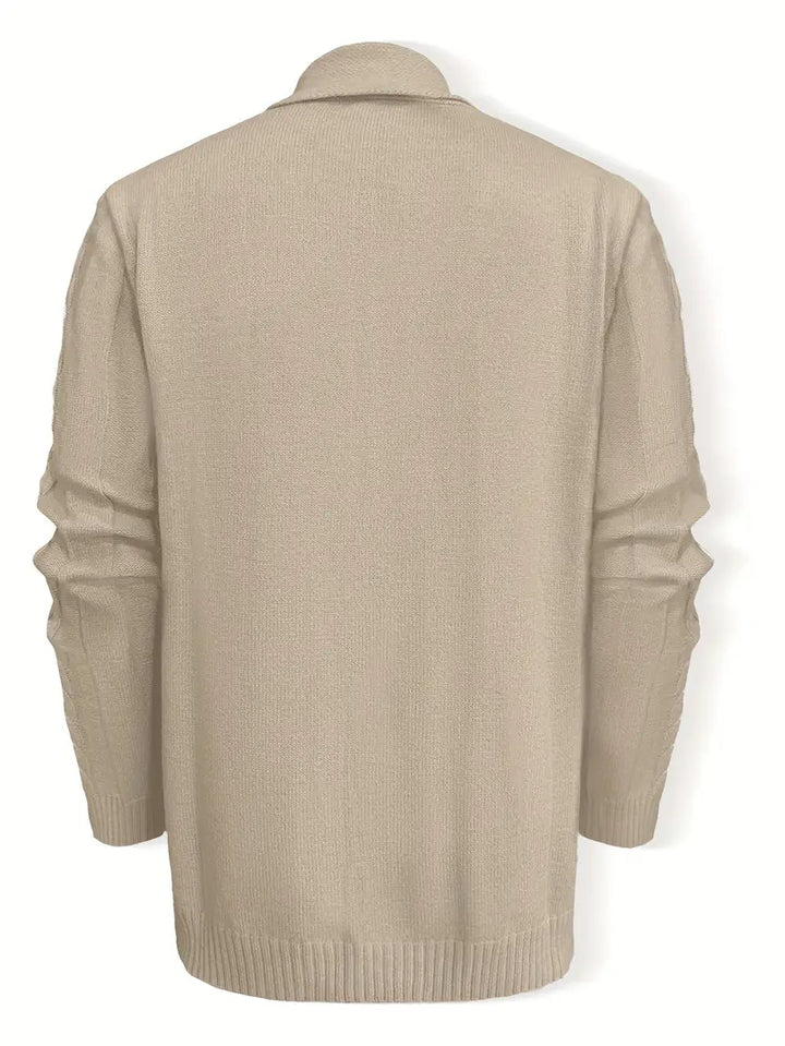 Hatem - קרדיגן סרוג קז'ואל עם שרוולים ארוכים