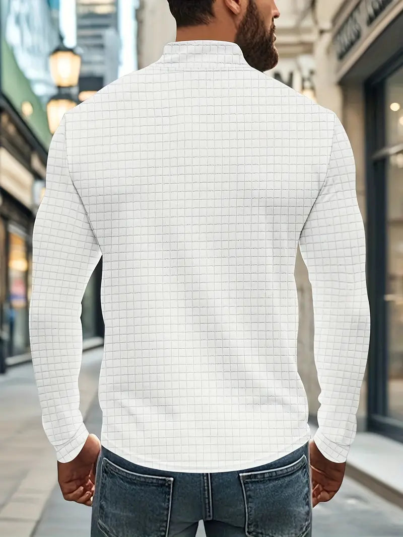 Jarryd - סווטשירט עם שרוולים ארוכים ורוכסן חצי