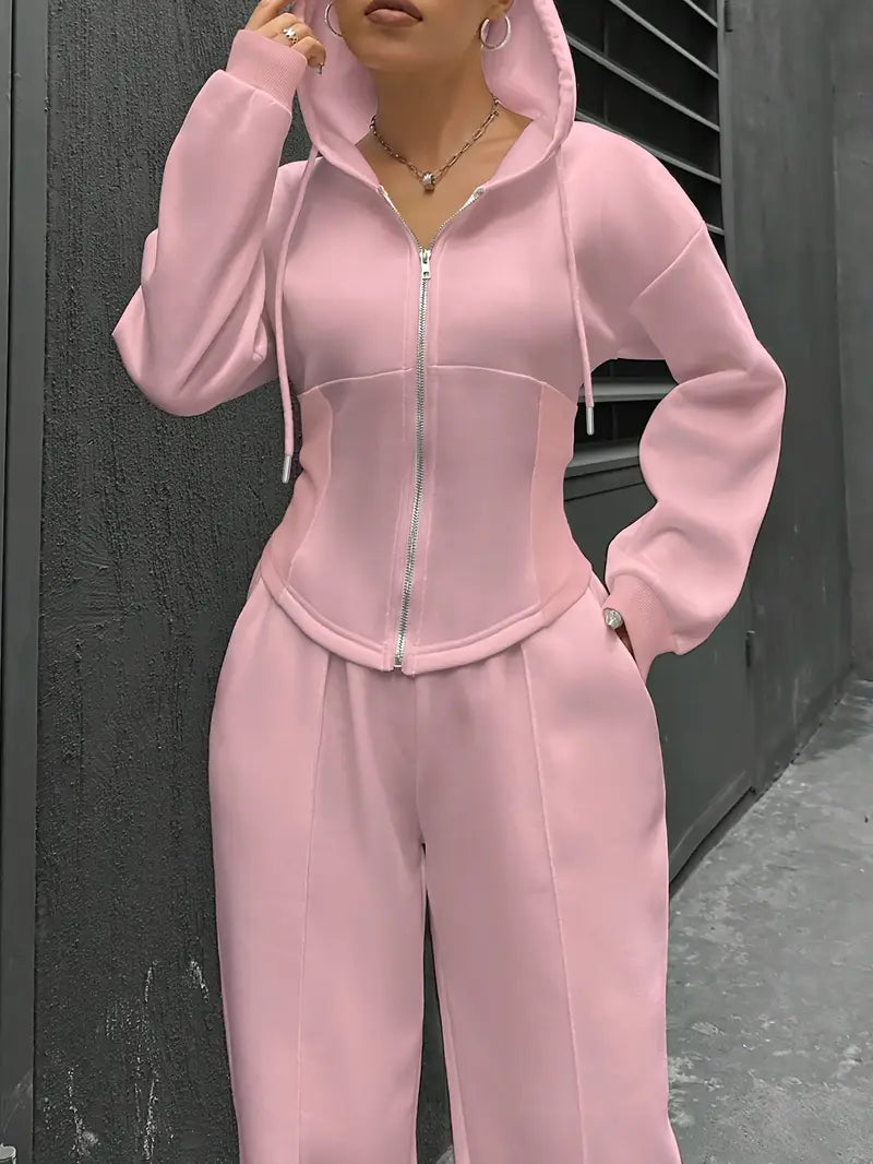 Nanci - סט שני חלקים קז'ואל עם שרוולים ארוכים