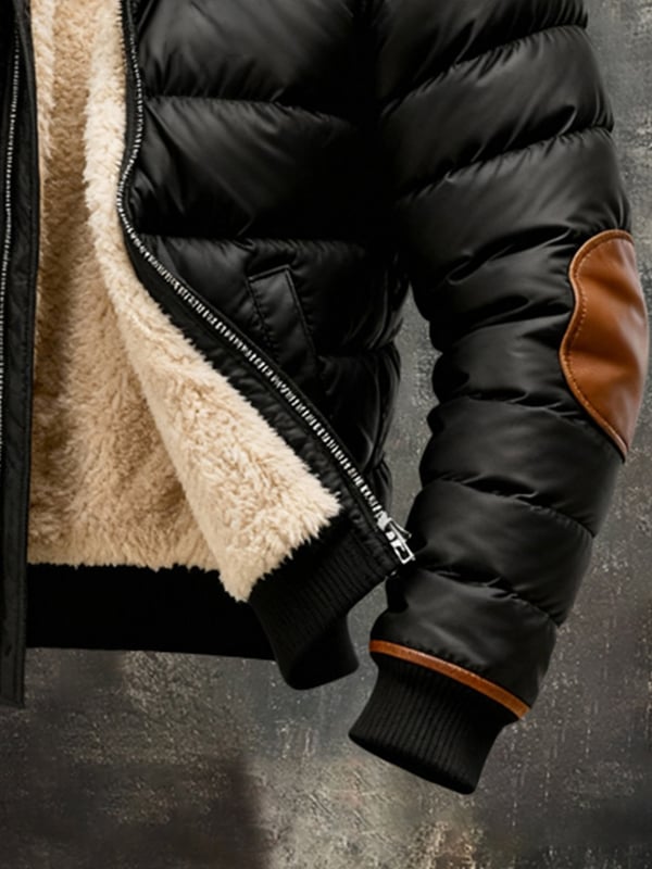 Desailly - ז'קט מסוגנן עם שרוולים ארוכים ורוכסן