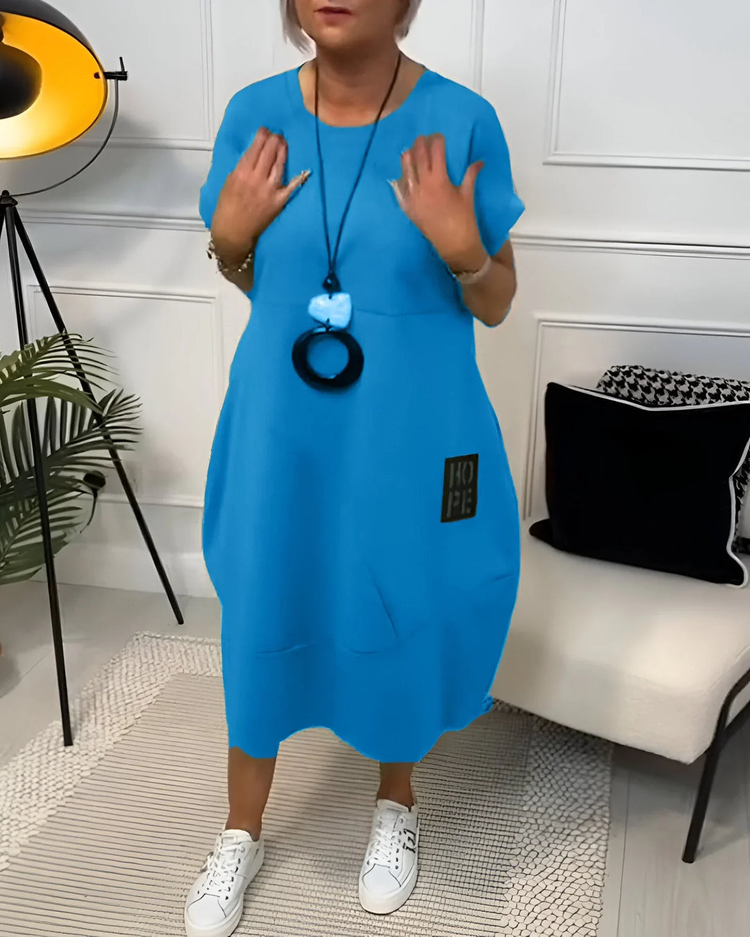 Jocelyn  - שמלת נוחות קז'ואלית עם כיס