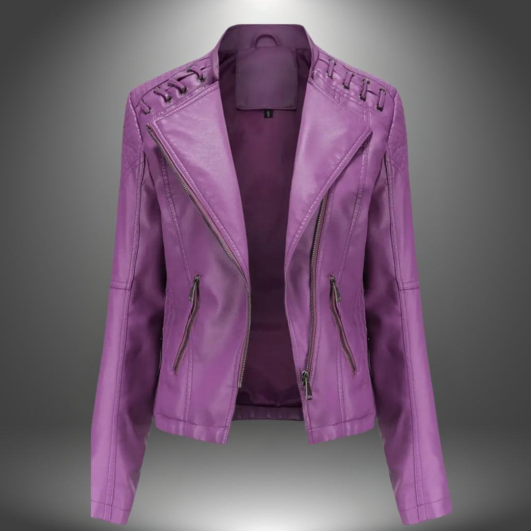 Lilia - ז'קט עור פרימיום