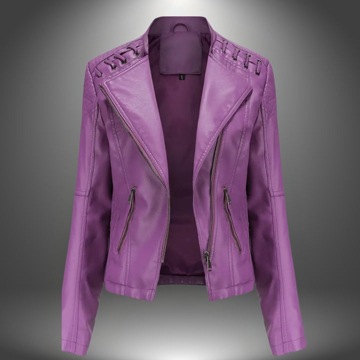 Lilia - ז'קט עור פרימיום