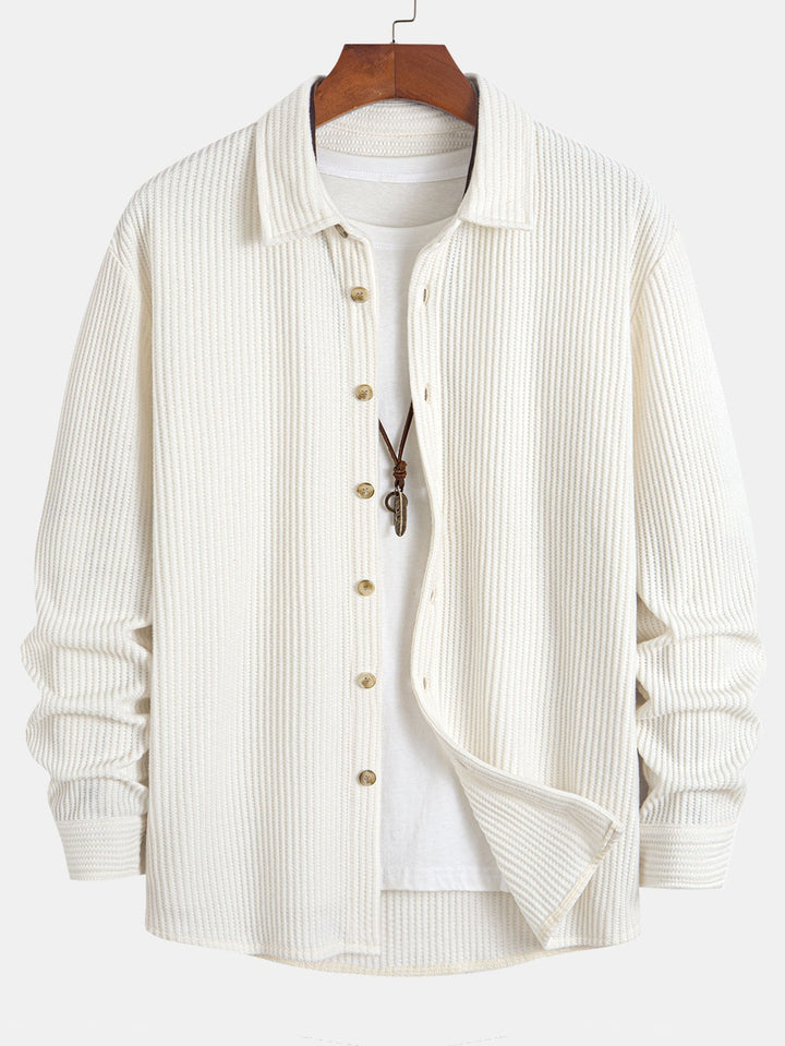 Hadrian - חולצה עם שרוולים ארוכים ומרקם וופל