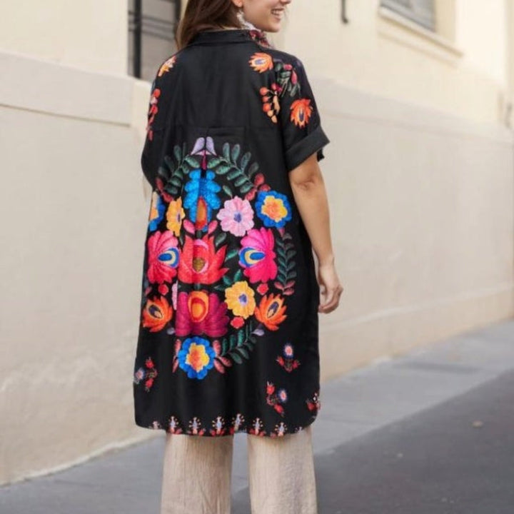 Rossella - חולצה אלגנטית עם הדפס פרחוני