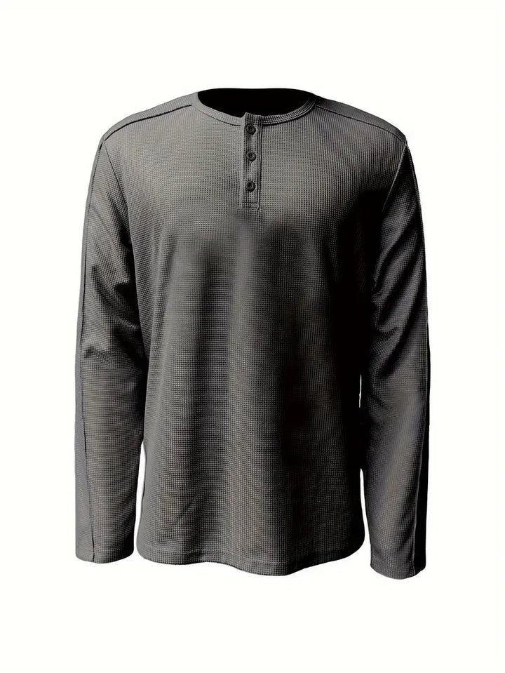 Pablo - חולצת סריג קז'ואל עם שרוולים ארוכים