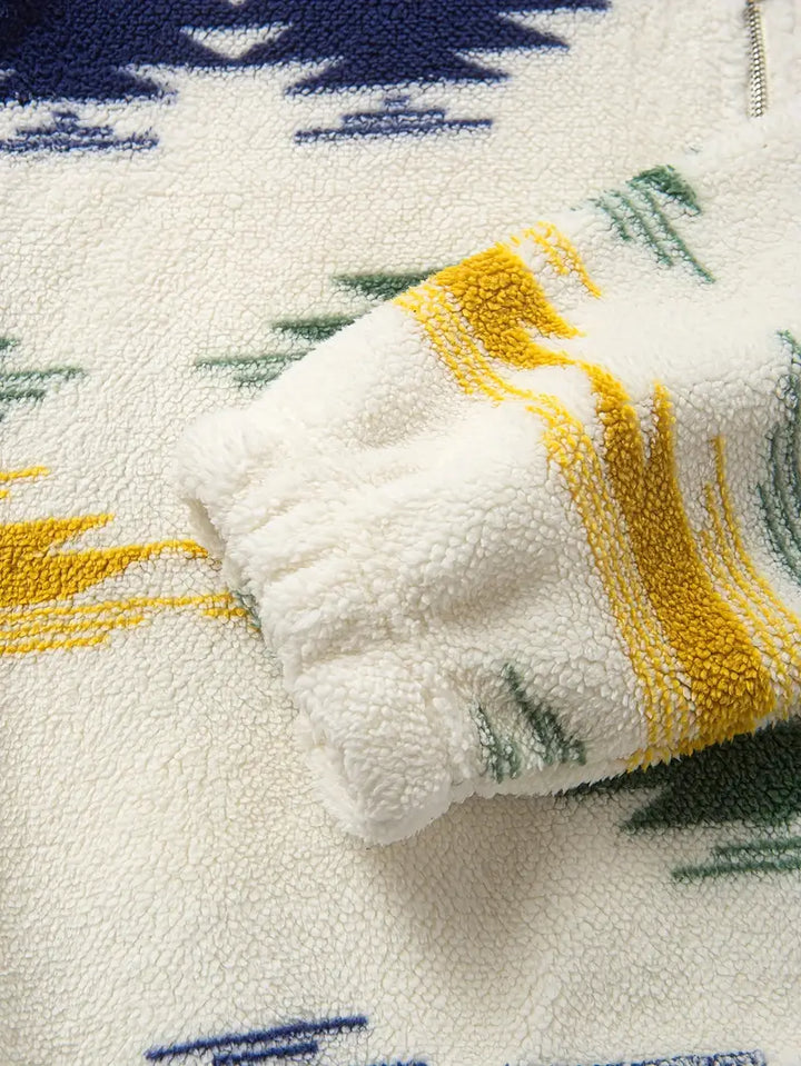 Clinton - סווטשירט עם רוכסן חצי ואפודה