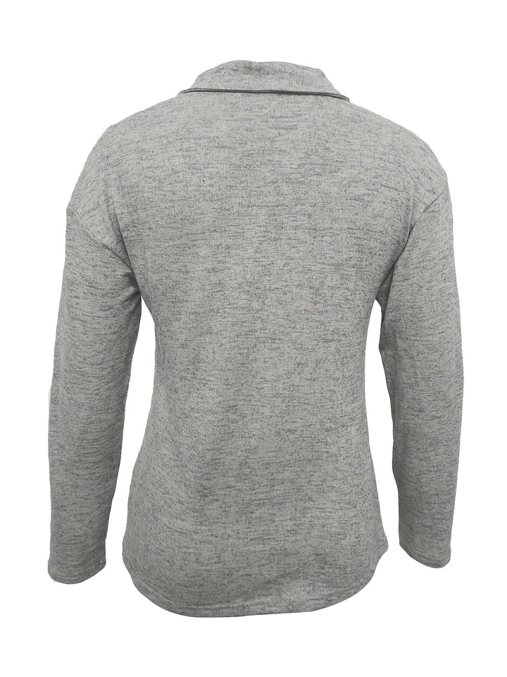 Cleo - חולצה ארוכת שרוולים עם רוכסן