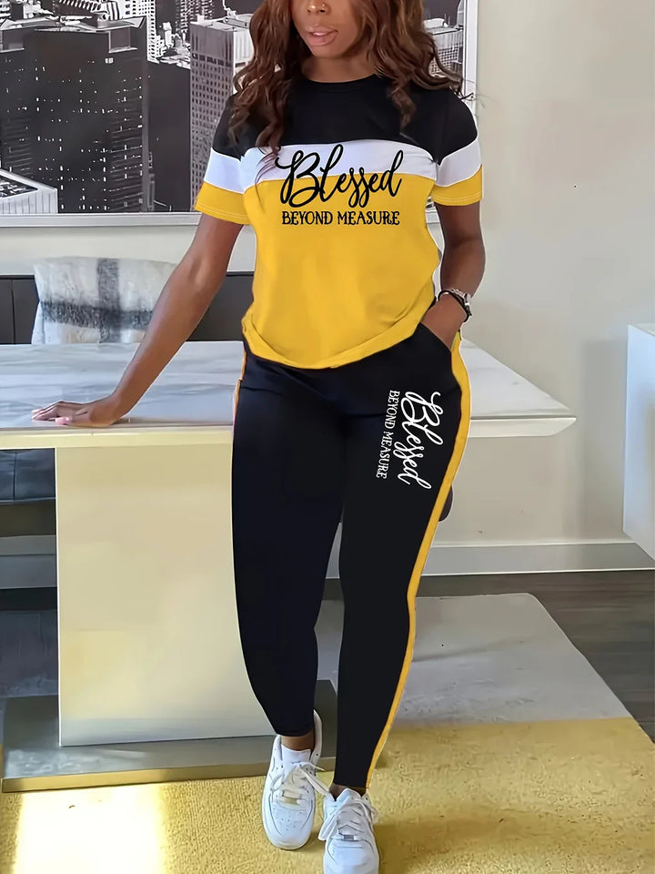 Fotini - חליפת ספורט קז'ואל צבעונית ואופנתית לקיץ