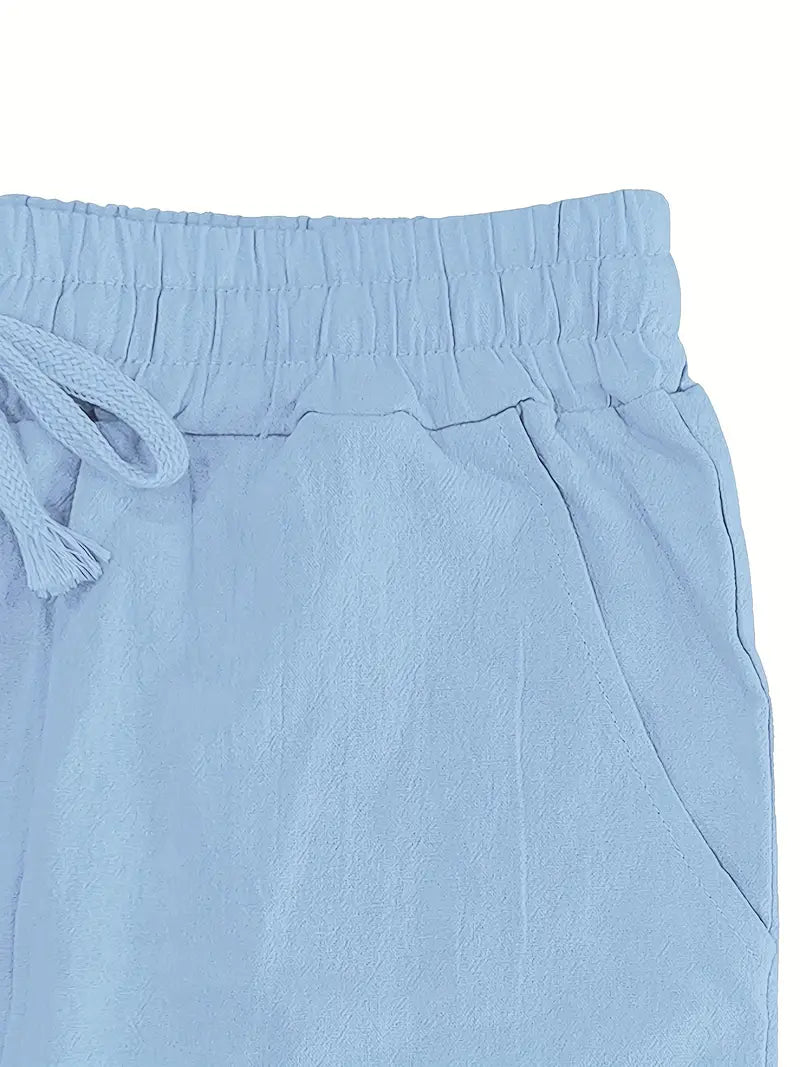 Kirk - מכנסי כותנה נושמים עם כיסים