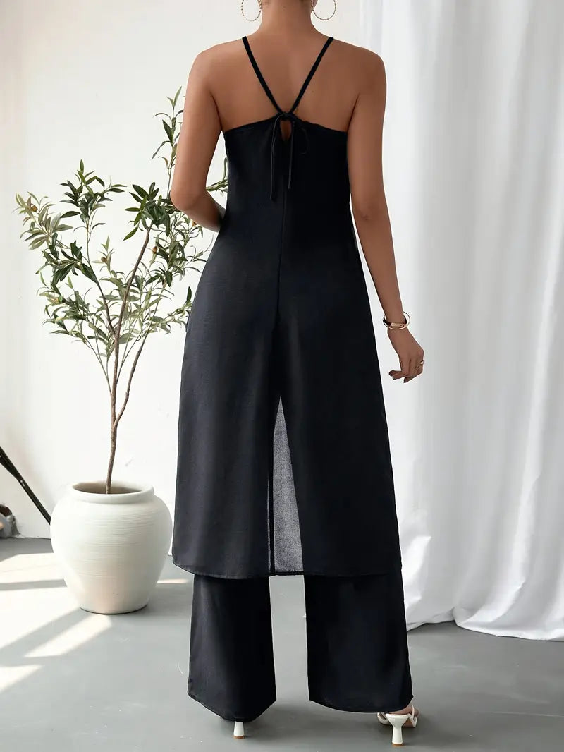 Eirini - סט אלגנטי ללא שרוולים