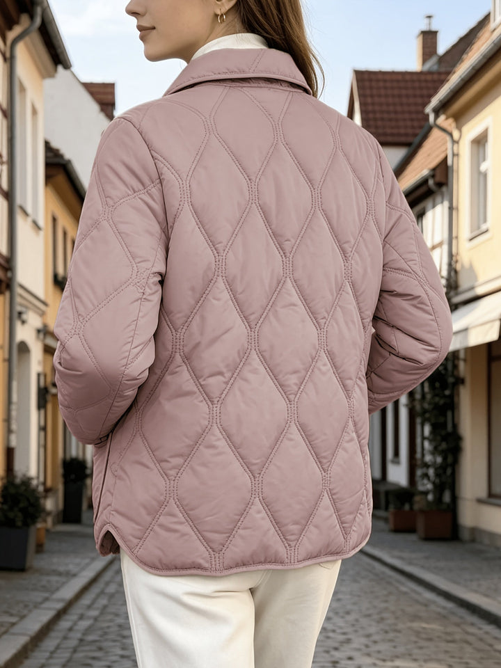 Laurelle - ז'קט מרופד בעל גזרה רפויה, אלגנטי ושיקי
