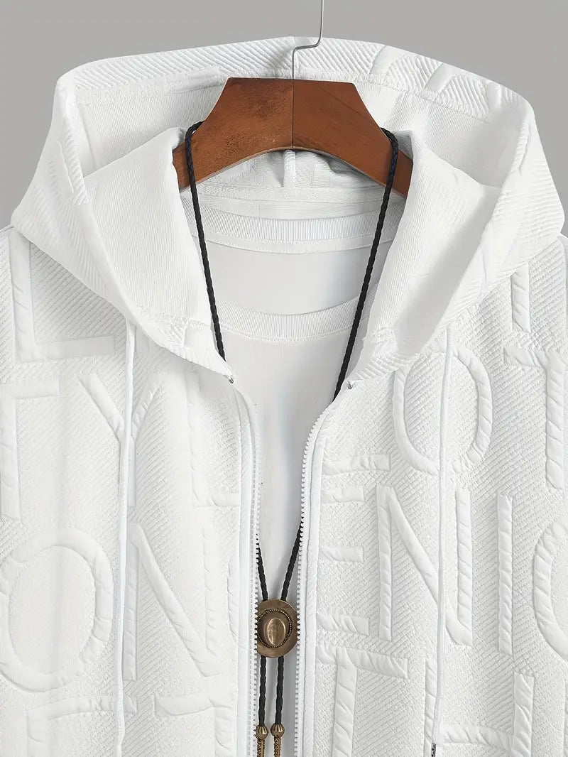 Henryk - חולצה אלגנטית עם שרוולים קצרים, קפוצ'ון ורוכסן